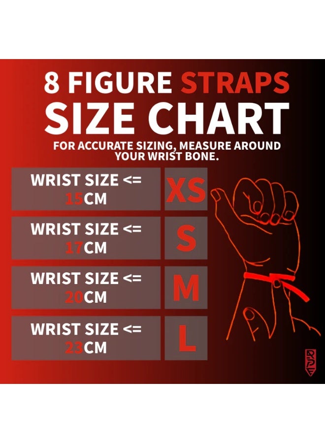 RPE Gear Pink Figure-8 Lifting Straps – Heavy-Duty Deadlift Wrist Straps with Padded Support for Maximum Grip Strength - Image 4